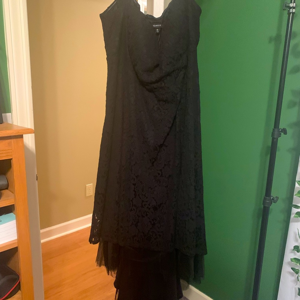 Black cocktail dress